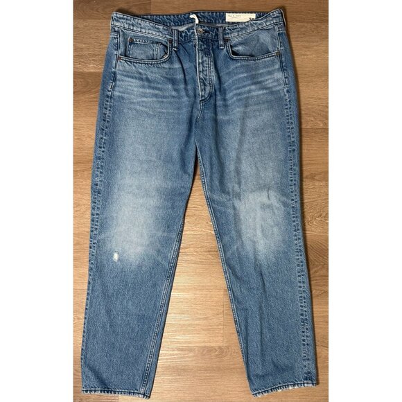 rag & bone Denim - Rag & Bone Rosa Boyfriend Jeans Women’s Size 34 Mid Rise Distressed Denim